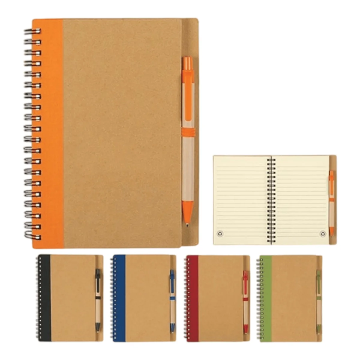 Kraft Paper Notebook with Matching Pen