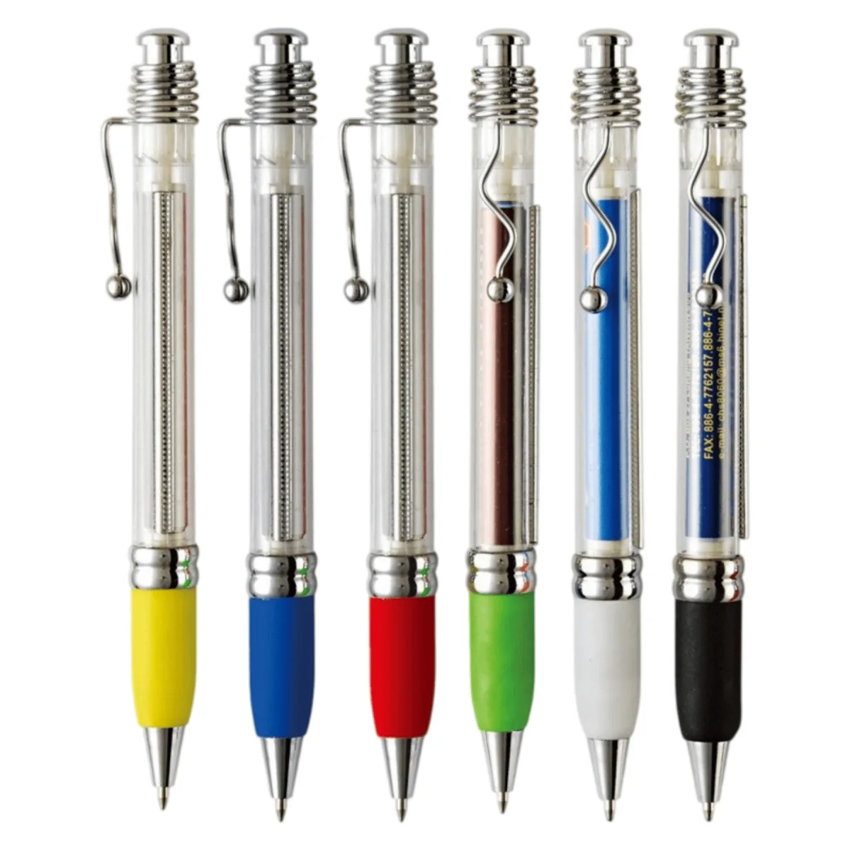 Star Pattern Retractable Metal Pen