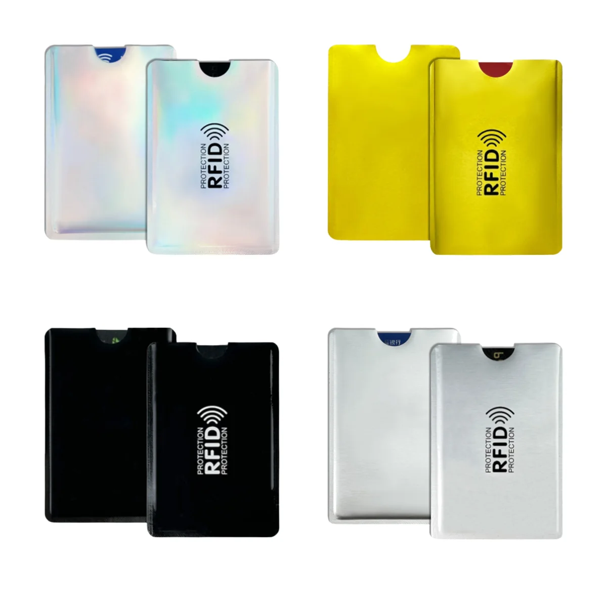 Rfid Aluminum Foil Anti Theft Card Holder