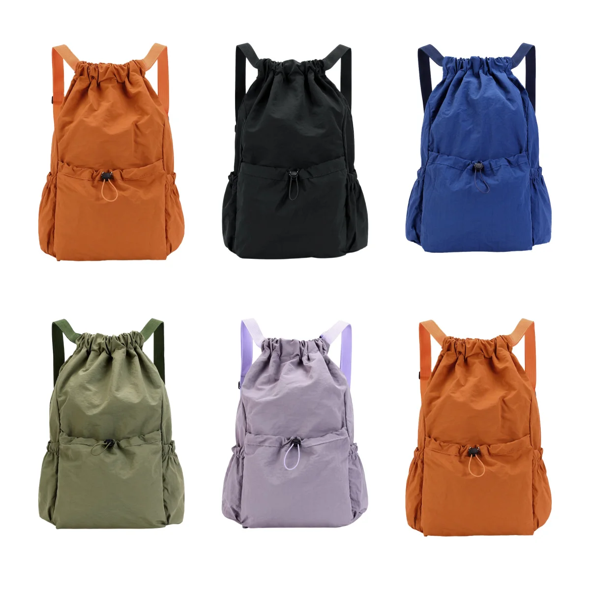 Water-Resistant Cinch Pack For Double Shoulders