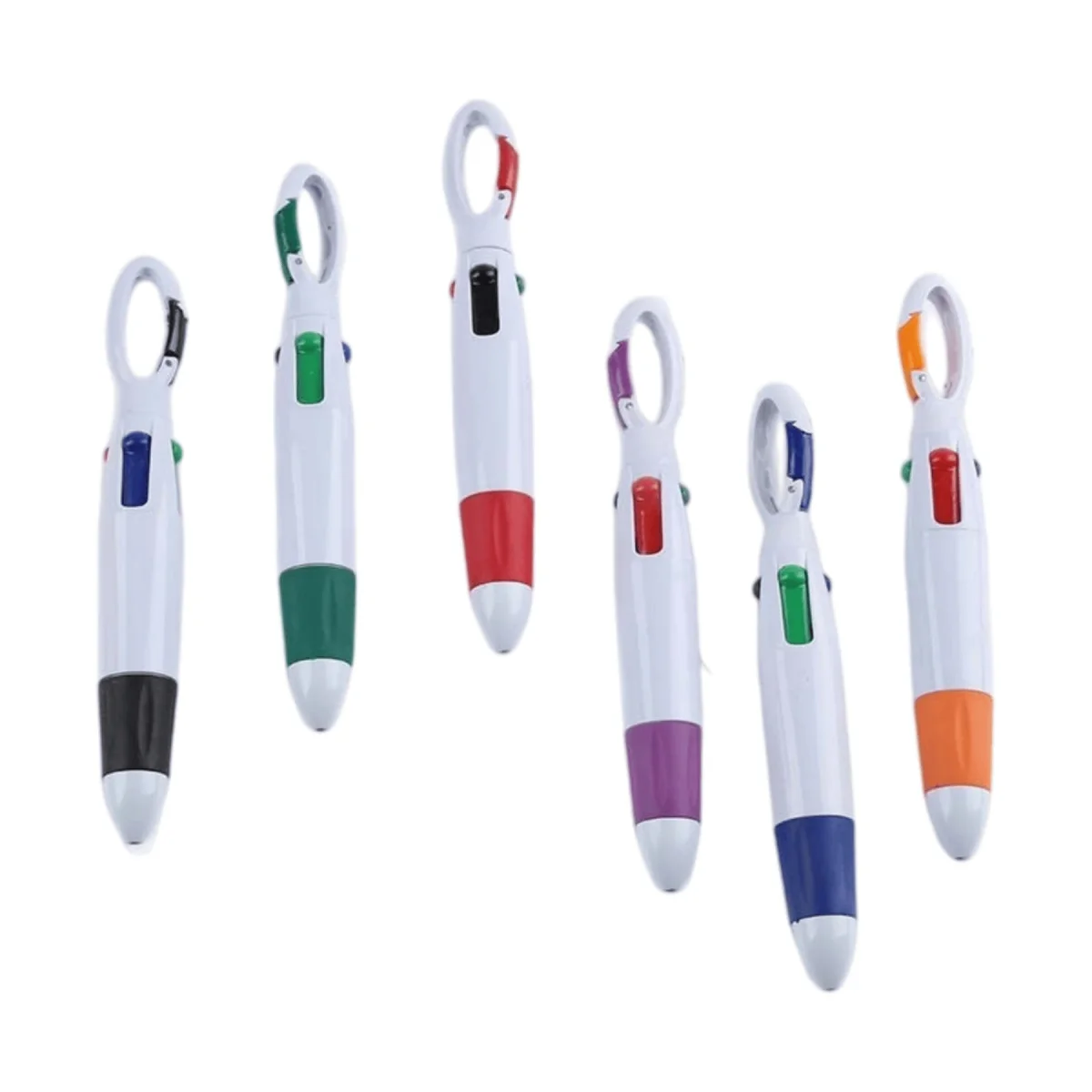 Carabiner Four-Color Ballpoint Pen