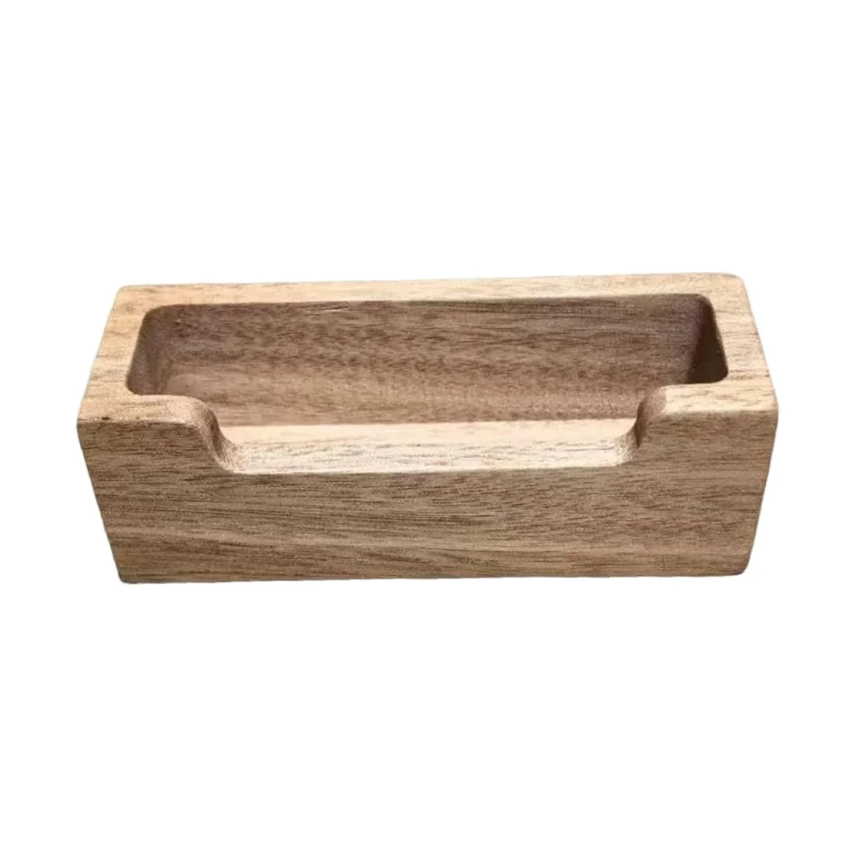 Wooden Business Card Organizer