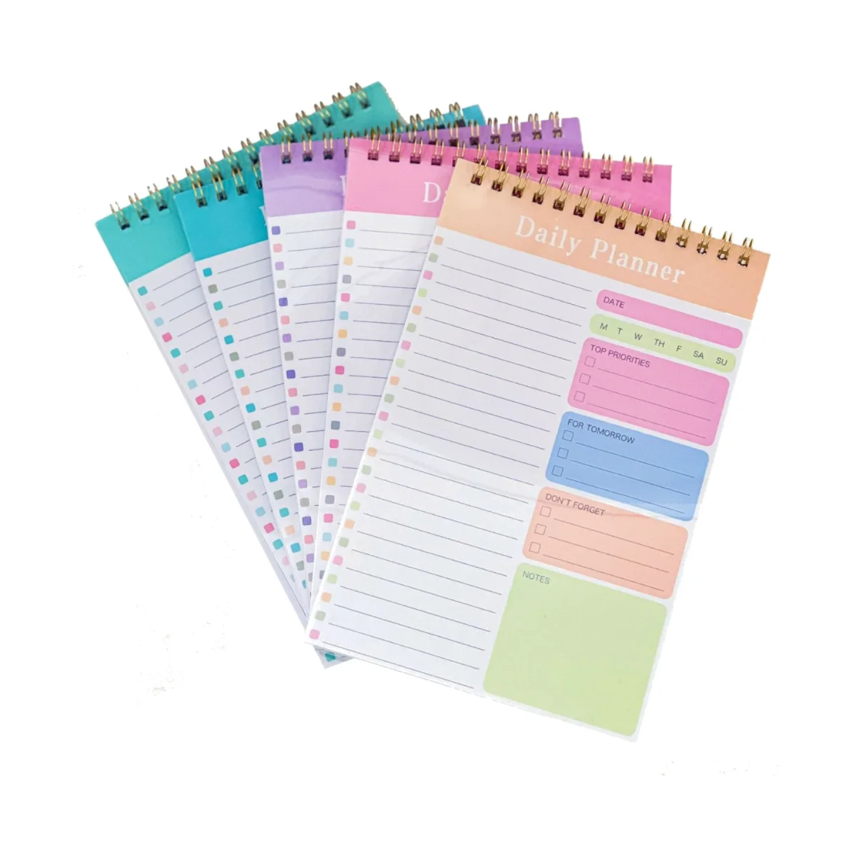 Daily Planner Spiral Notebook