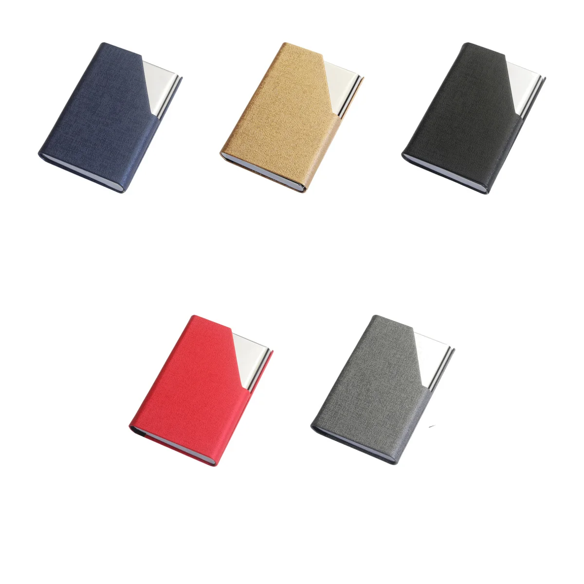 Metal Business Card Holder Set