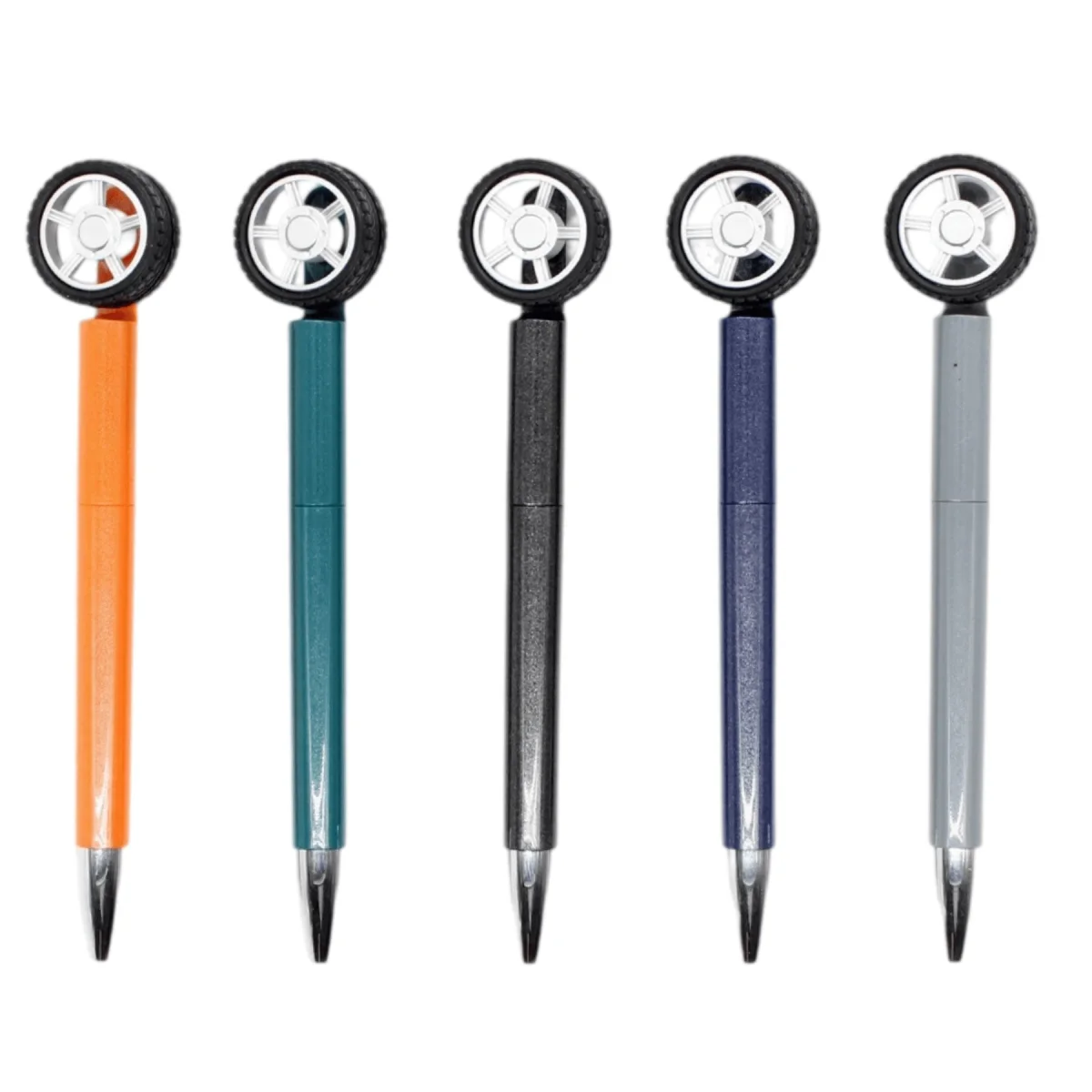 Tire-Shaped Fidget Spinner Pen