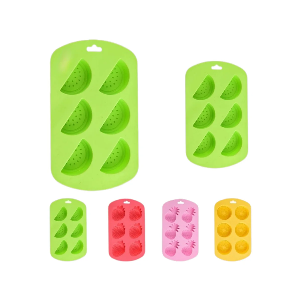 Silicone Fruit Shaped Ice Mold Tray