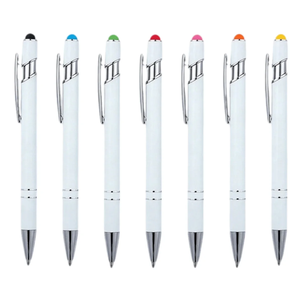 Metallic Ballpoint Pen with Touch Tip