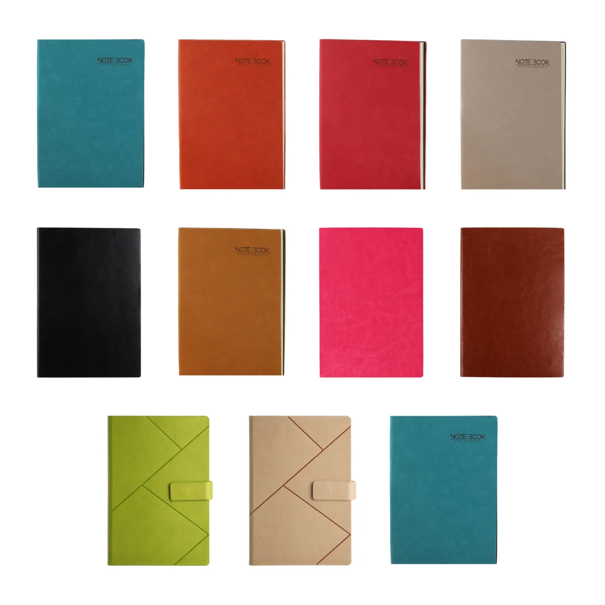 Reusable Magnetic Buckle Notebook