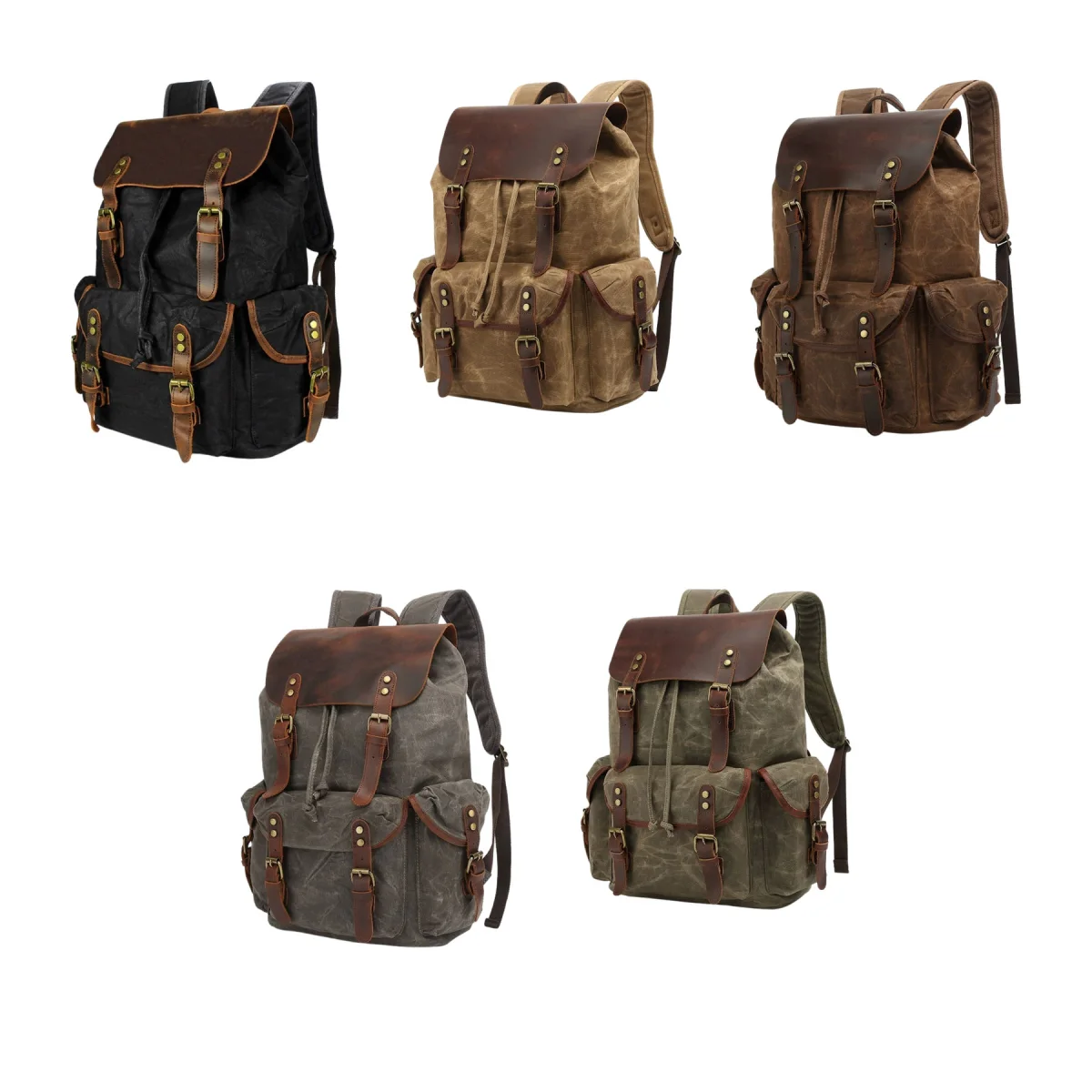 Vintage Canvas Travel Backpack