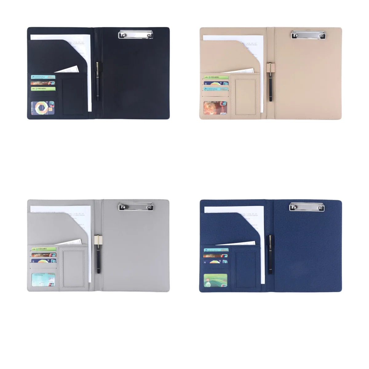 Leather A4 Multi-Functional Folder