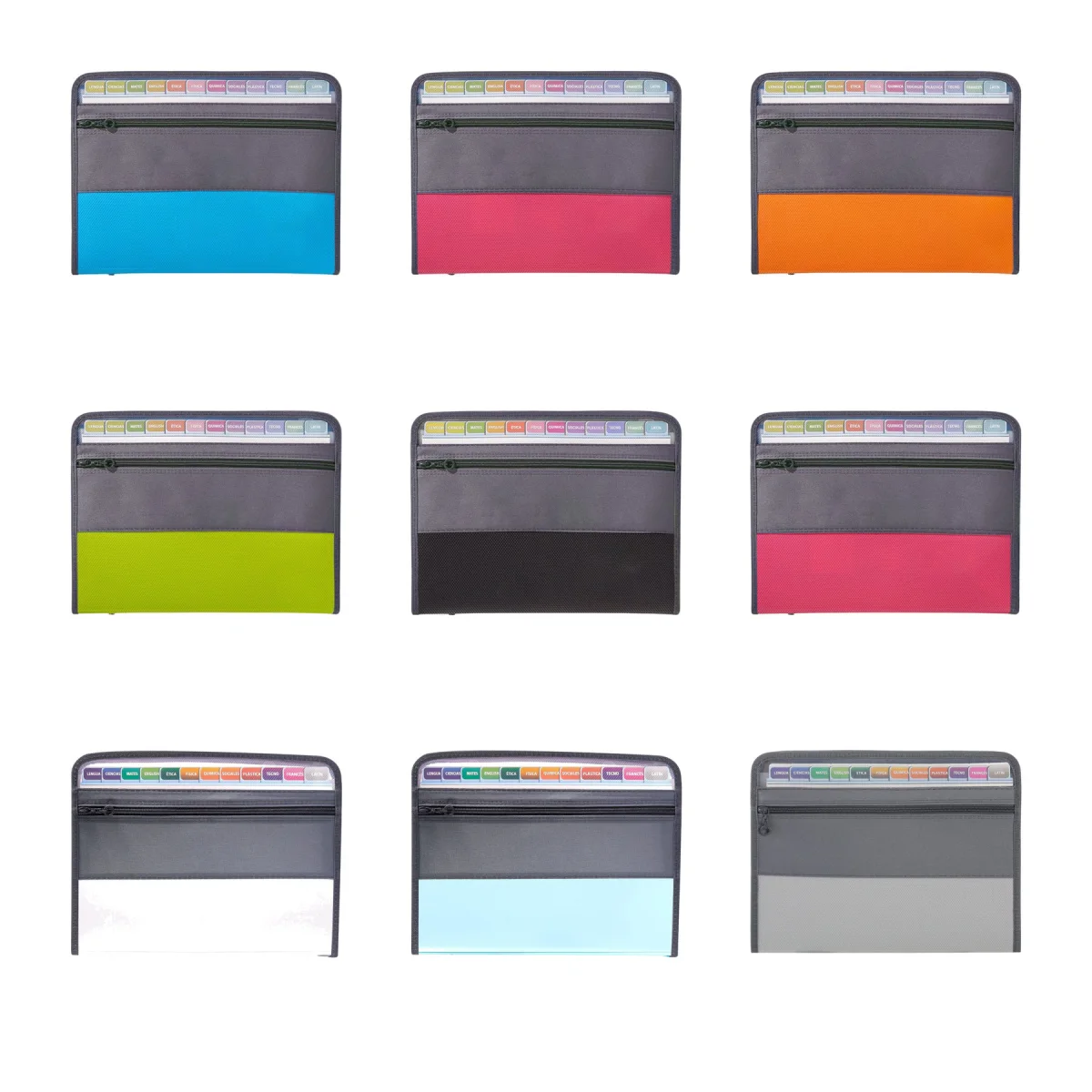 A4 Multi Layer Zipper File Folder