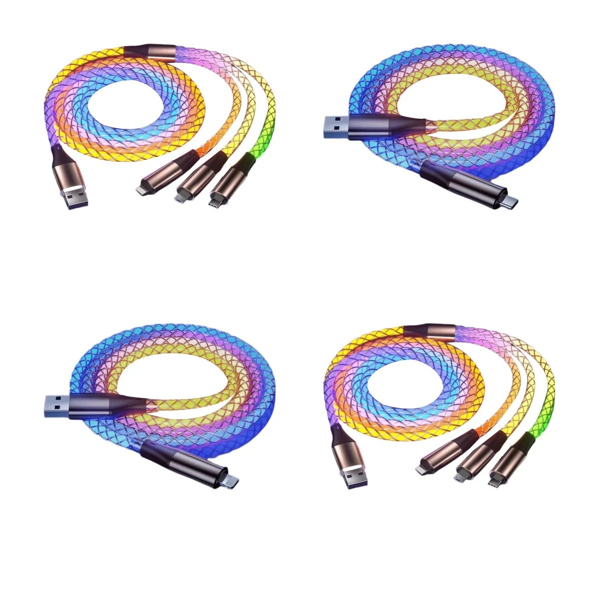 Rgb Gradient Fast Charging Cable