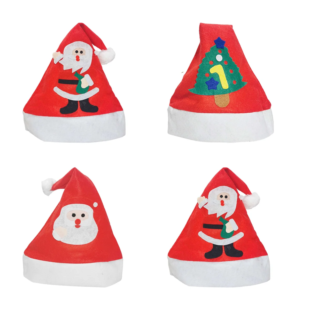 Nonwoven Snowman Tree Christmas Hat
