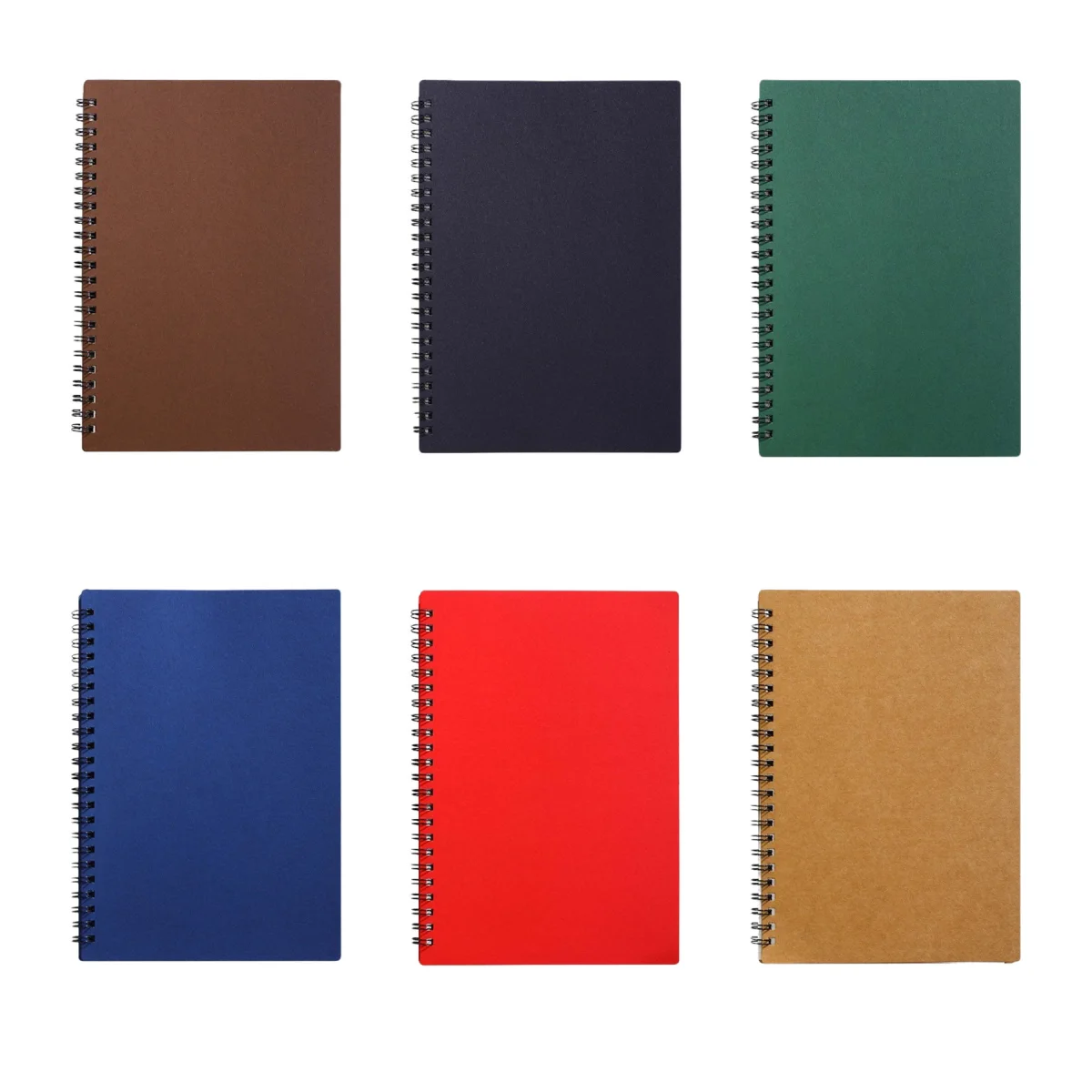 A5 Kraft Spiral Notebook