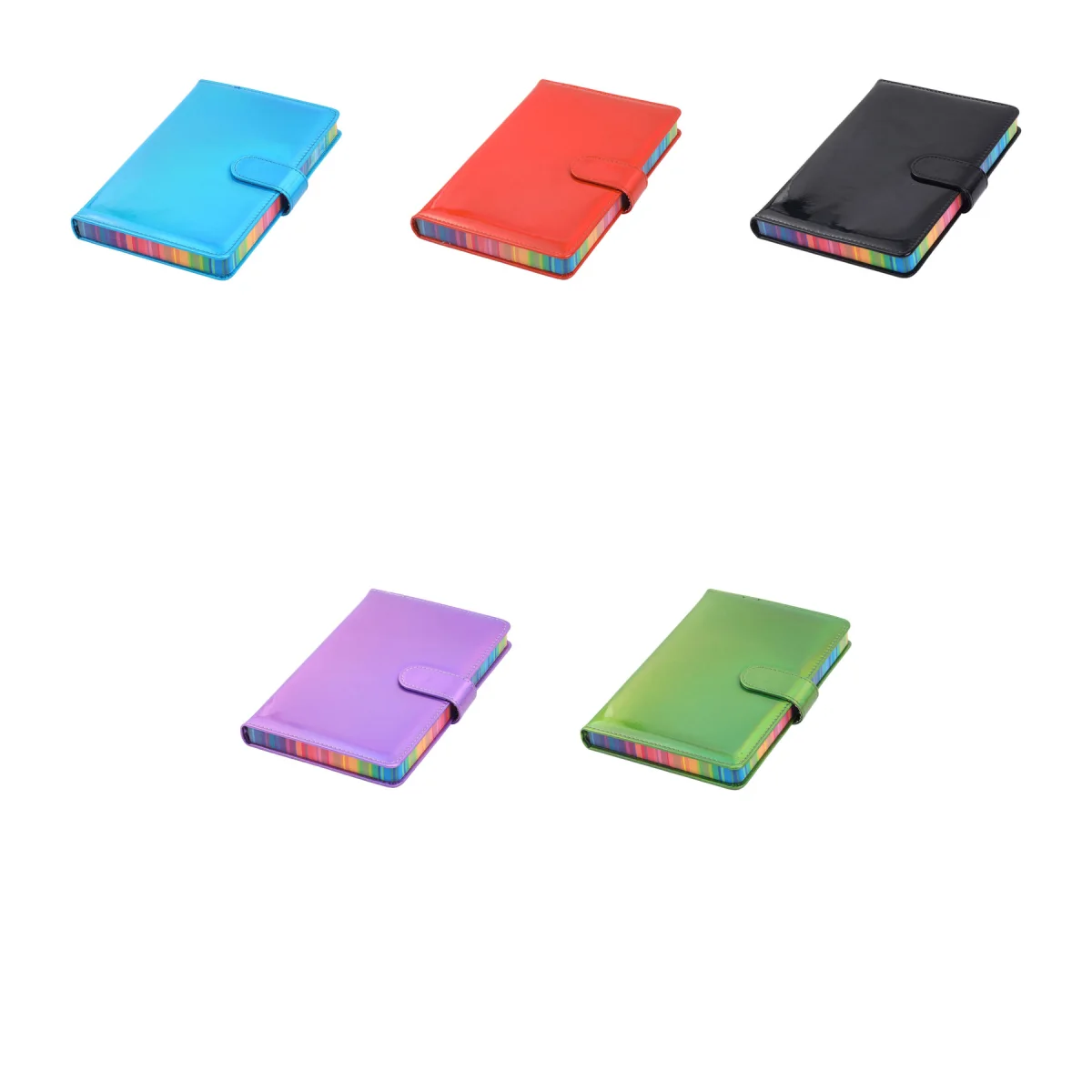 Laser Leather Buckle Edge Notebook