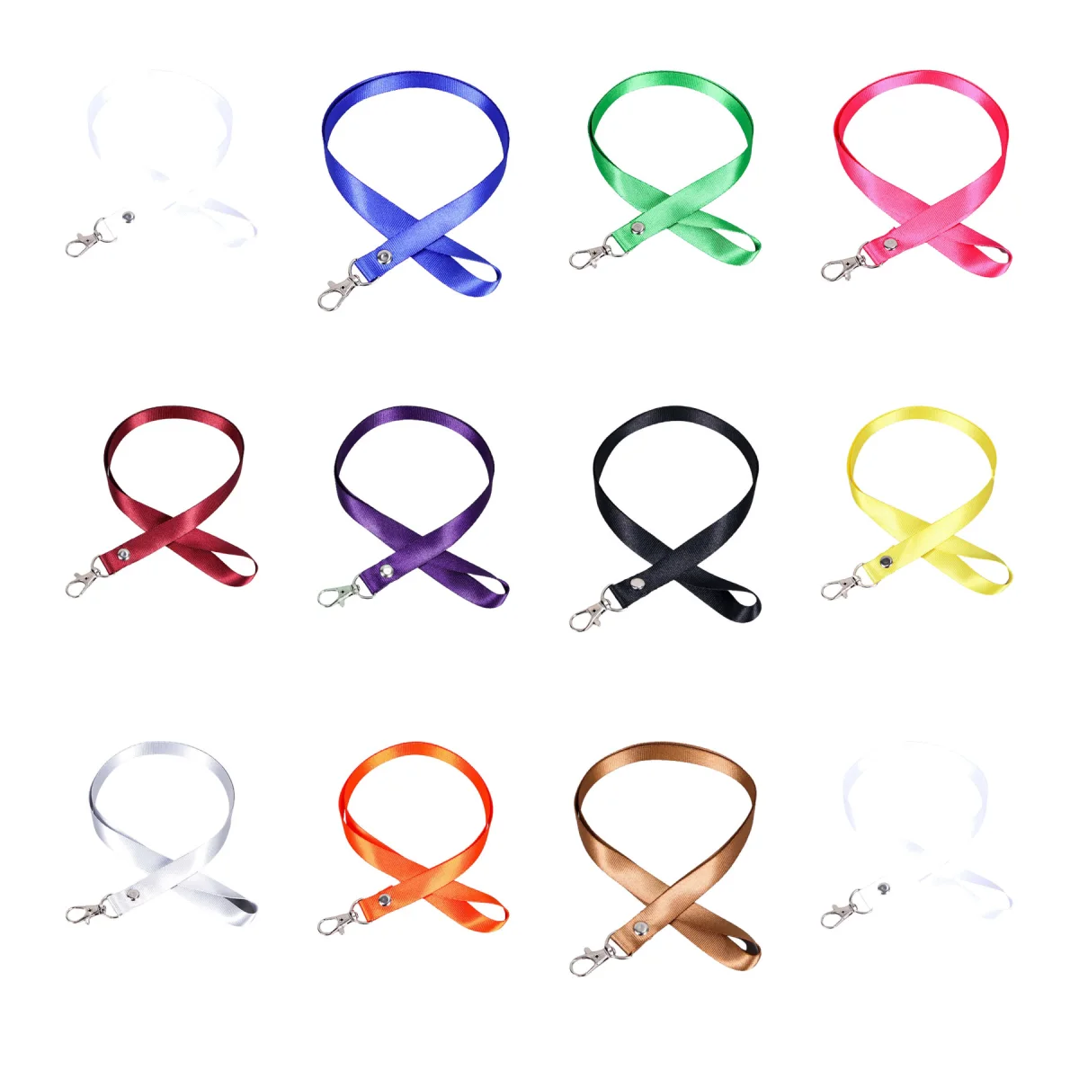 Colorful Polyester Id Badge Lanyard