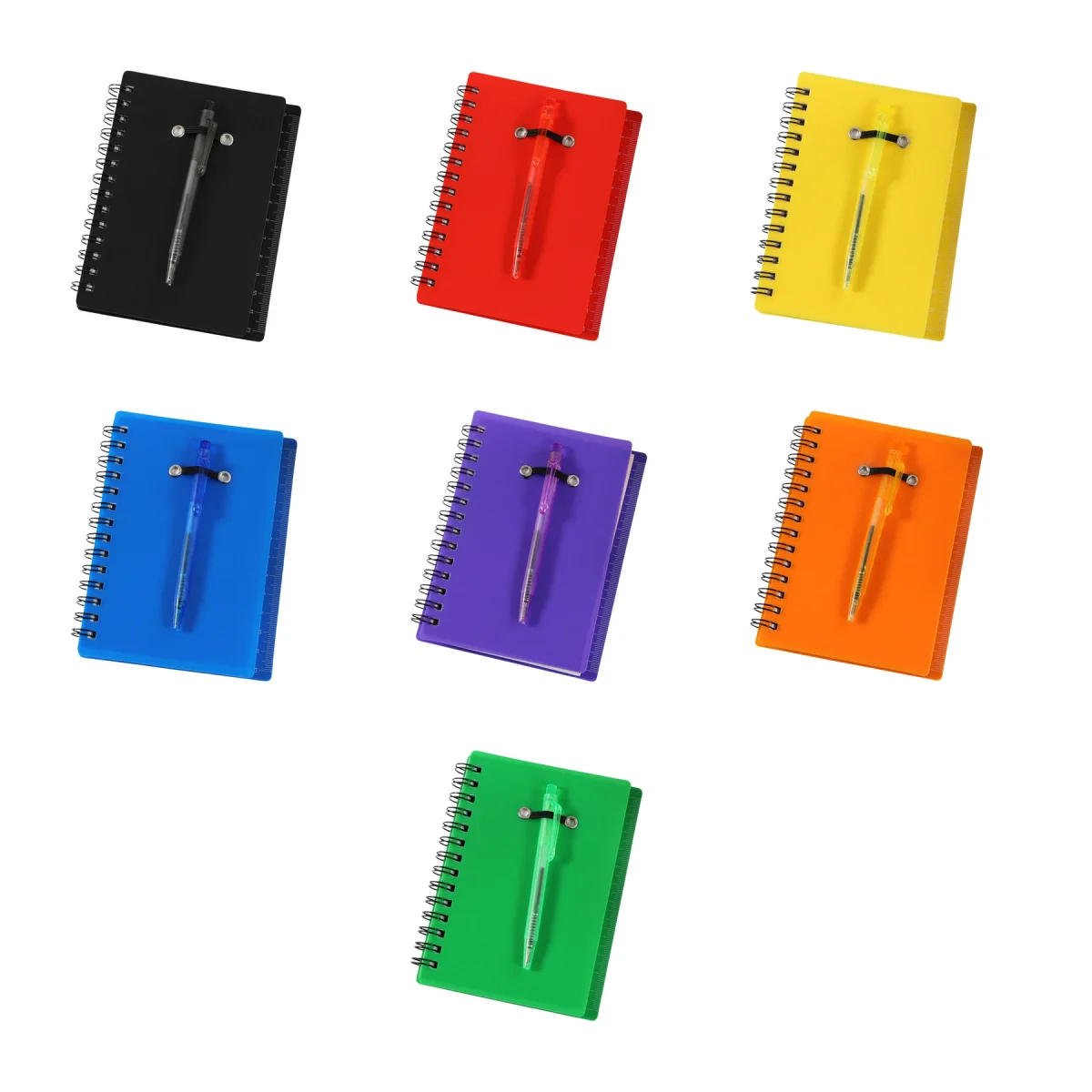 Spiral Notebook Sticky Notes Set