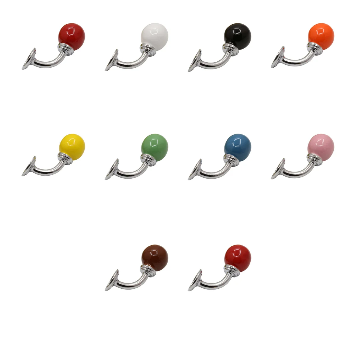 Ceramic Cabinet Hook Handle Drawer Fixture
