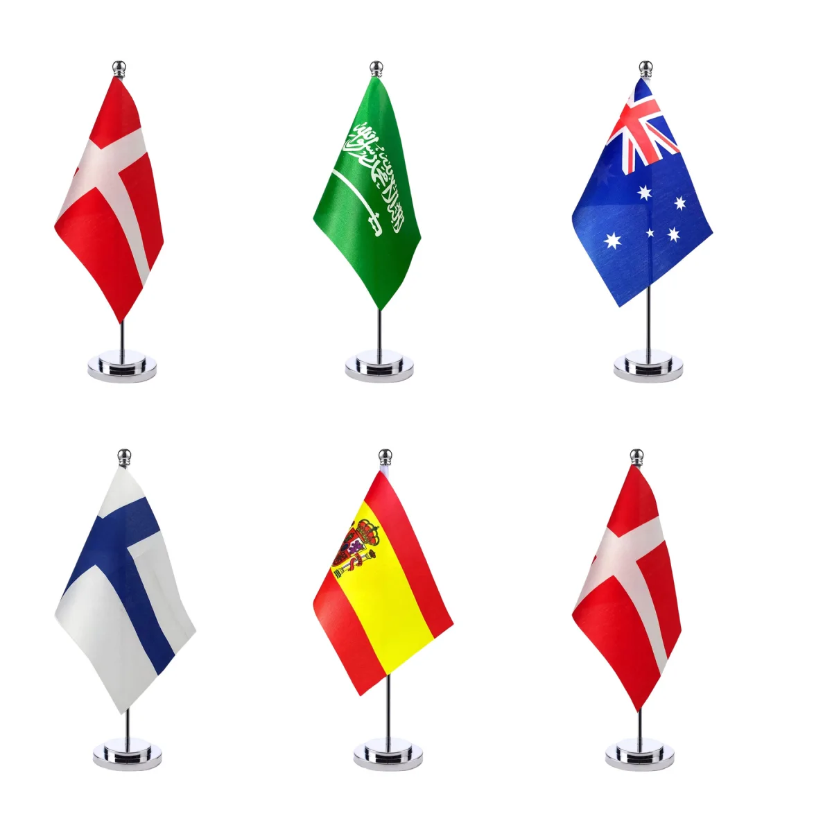 Mini World Flag Table Decoration
