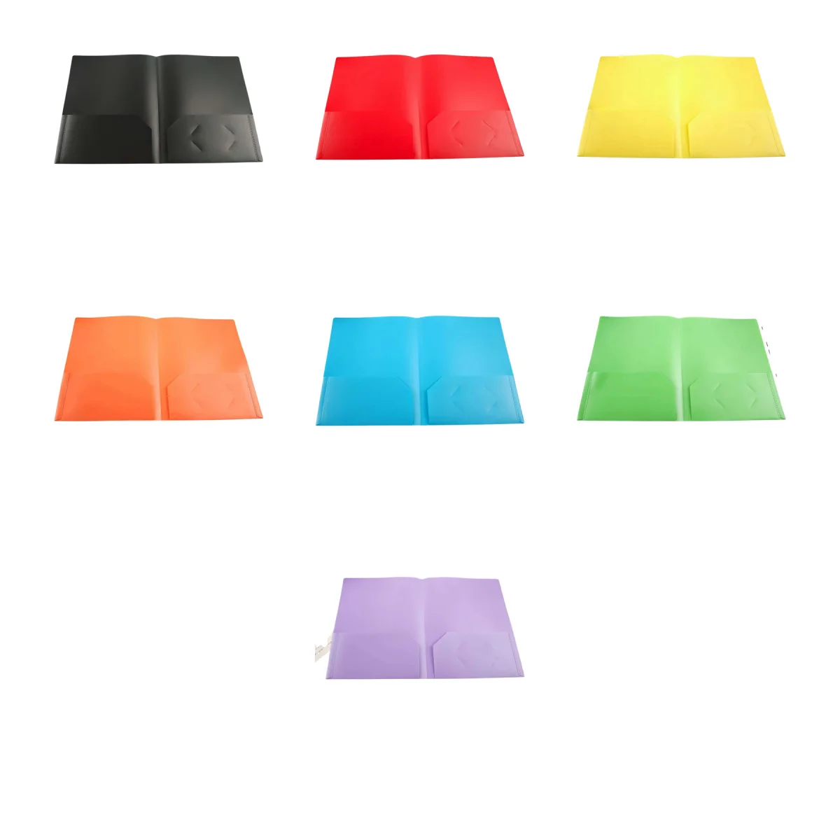 Colorful 2-Layer File Folder