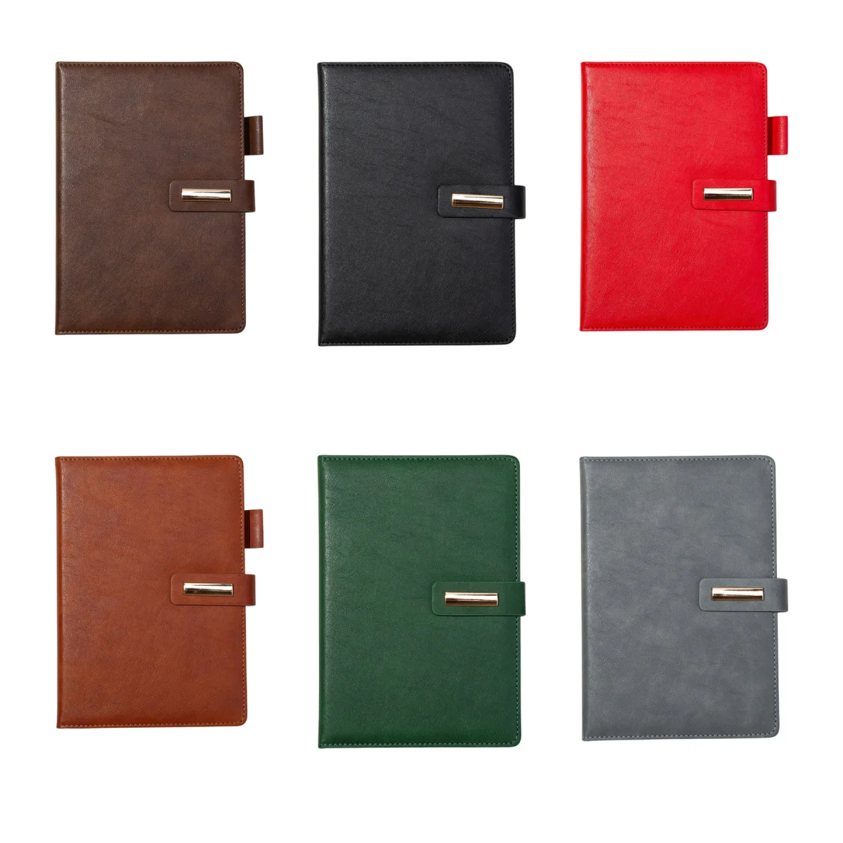 Magnetic Pu Leather Notebook