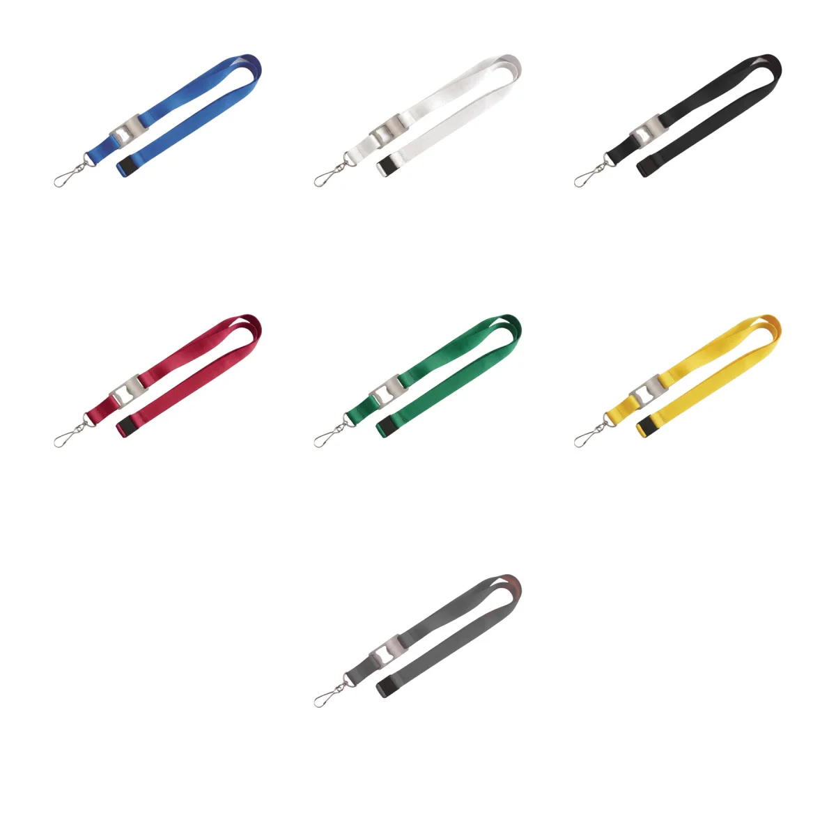 Polyester Bottle Opener Lanyard