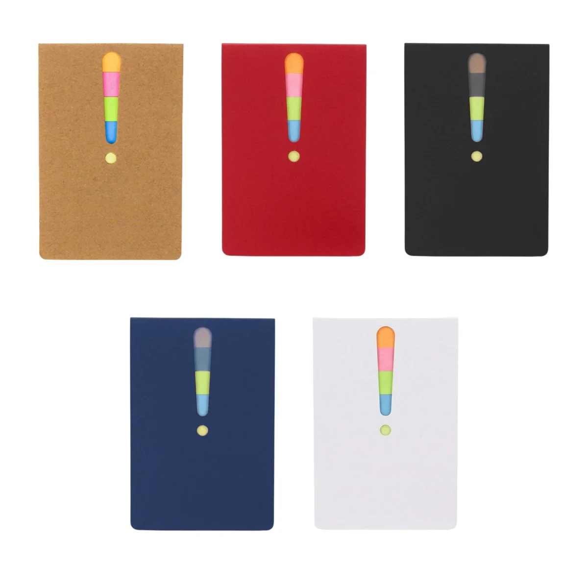 Colorful Exclamation Sticky Note Book