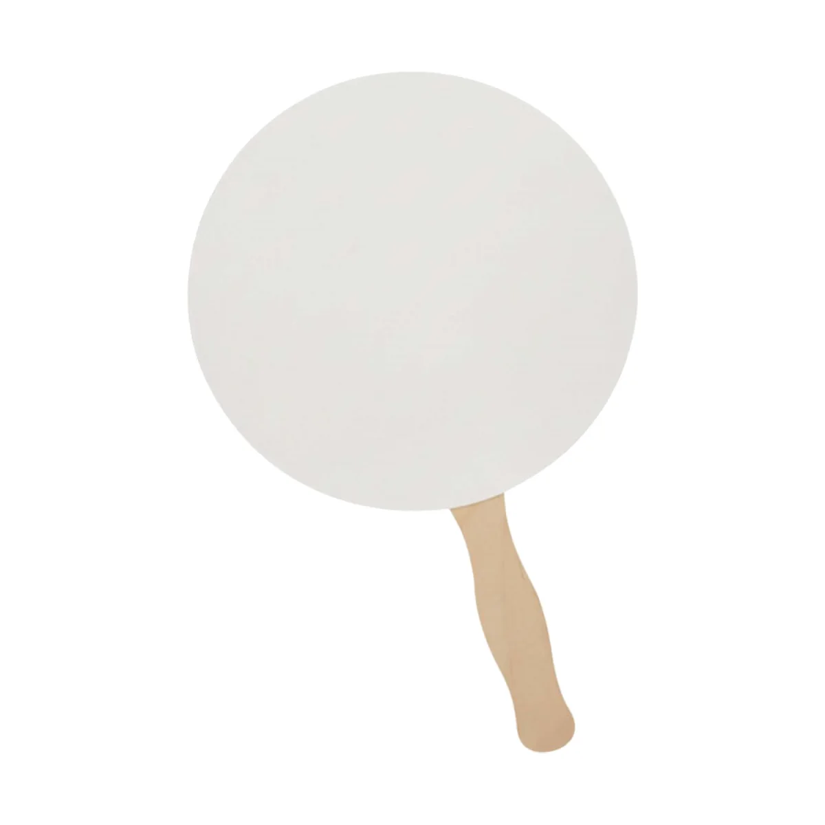 Wooden Handle Paper Advertising Fan