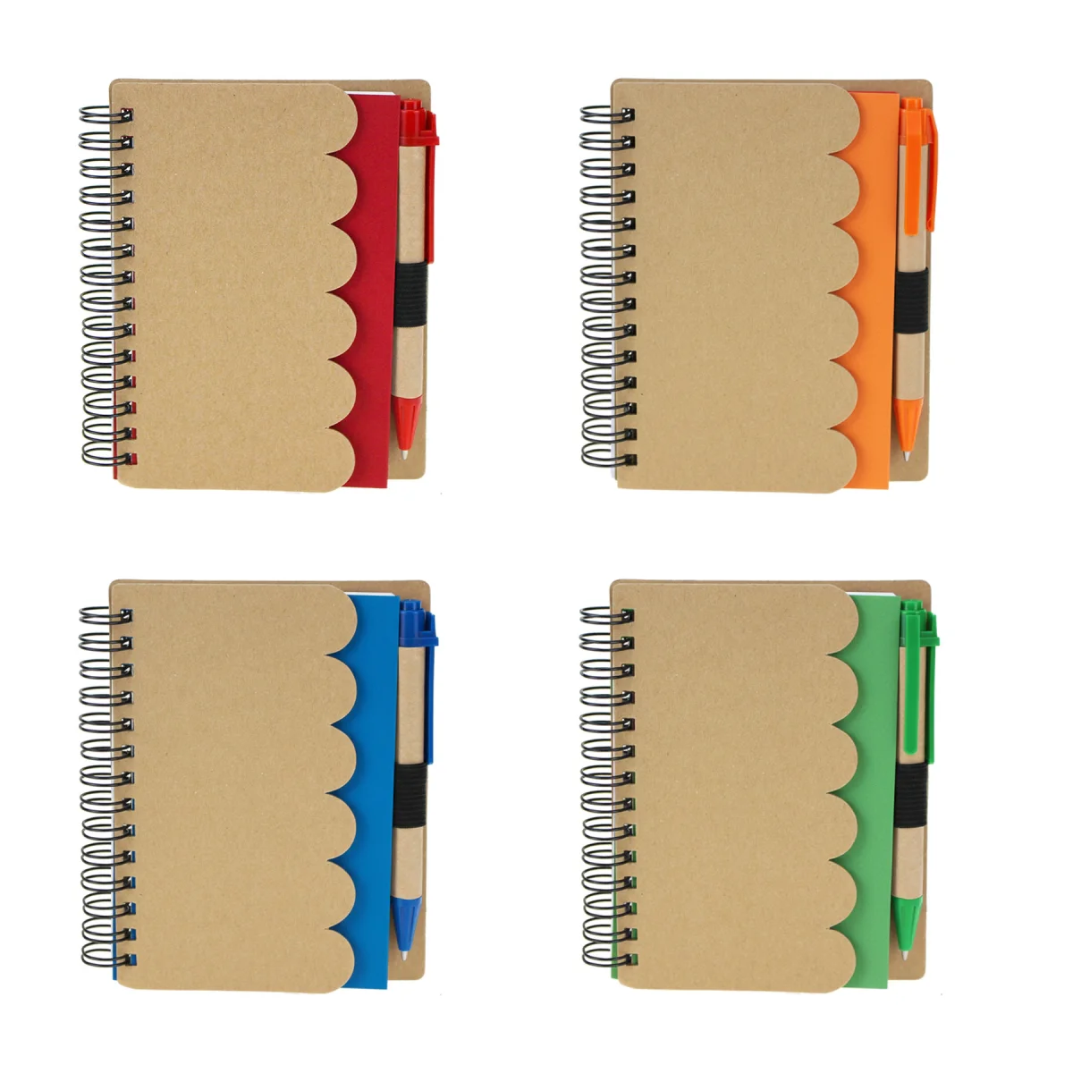 Kraft Paper Pen Notepad Set
