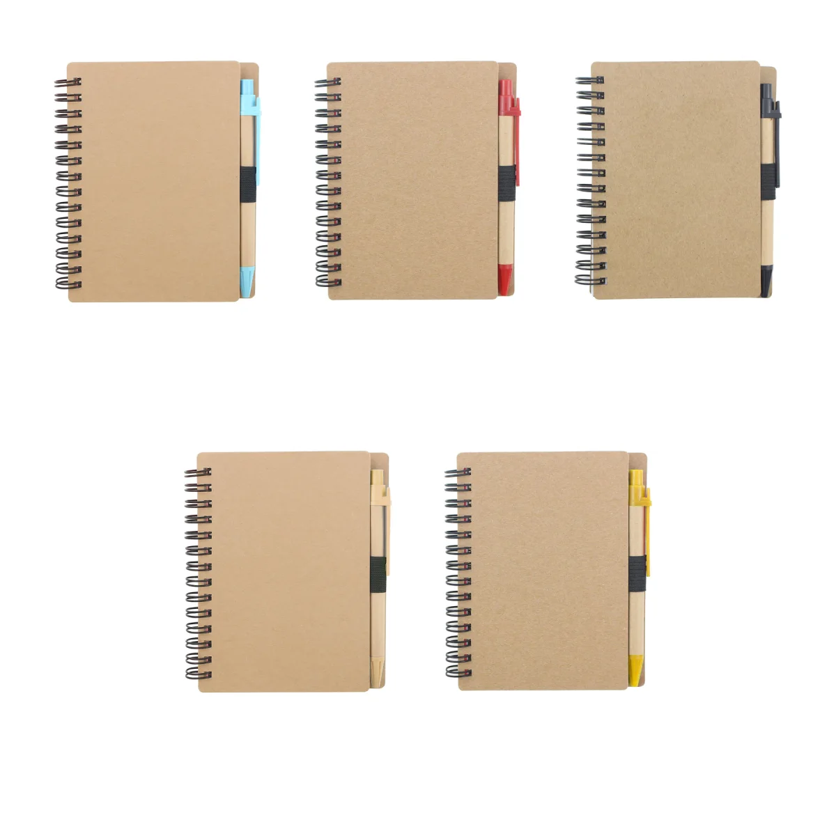 Kraft Paper Coil Notebook Set