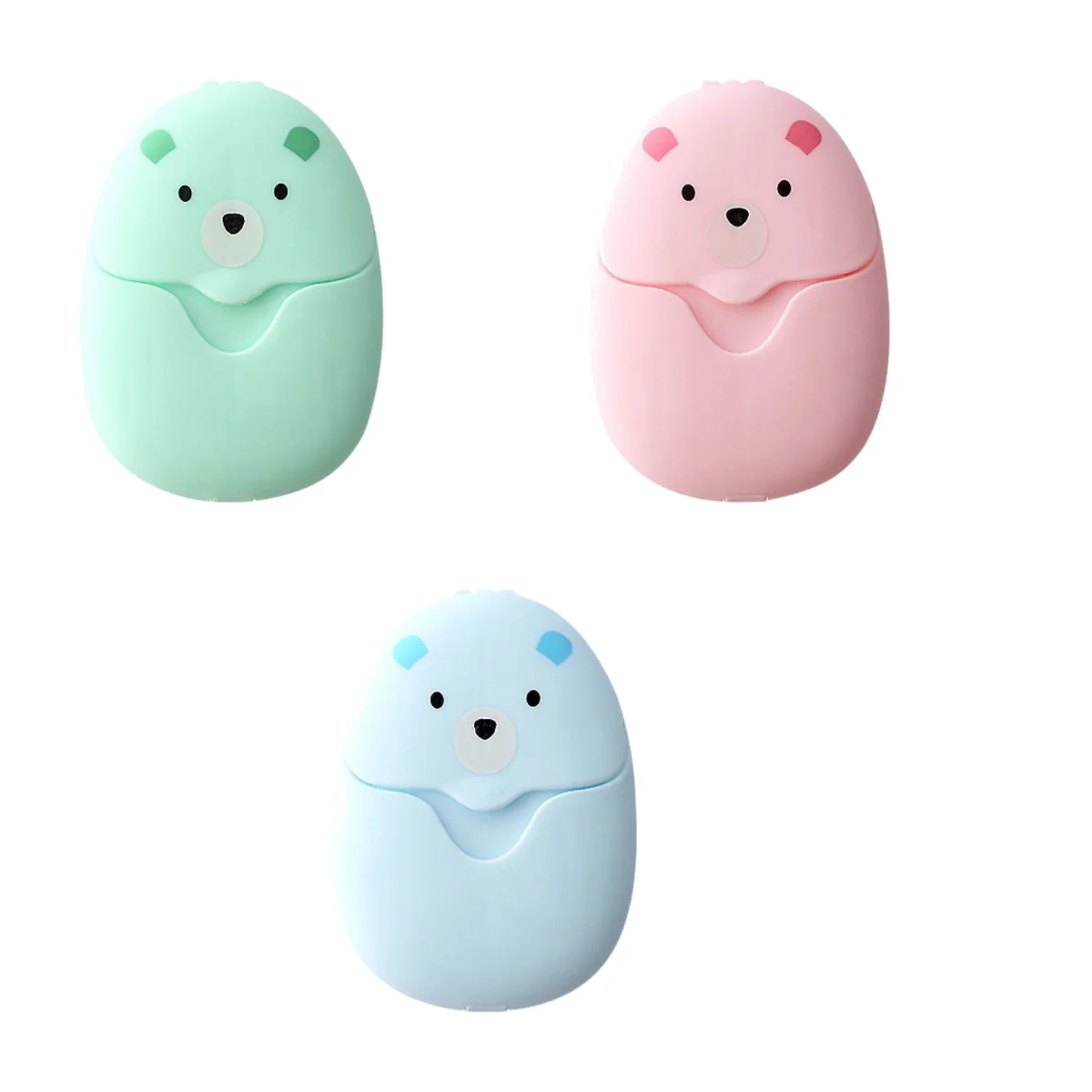 Portable Mini Bear Soap Sheets