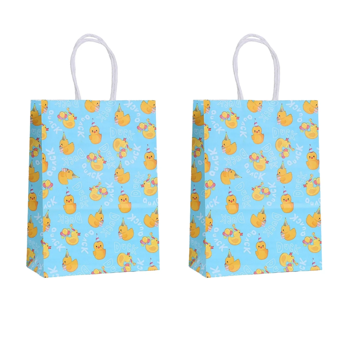 Cartoon Little Yellow Duck Kraft Paper Bag