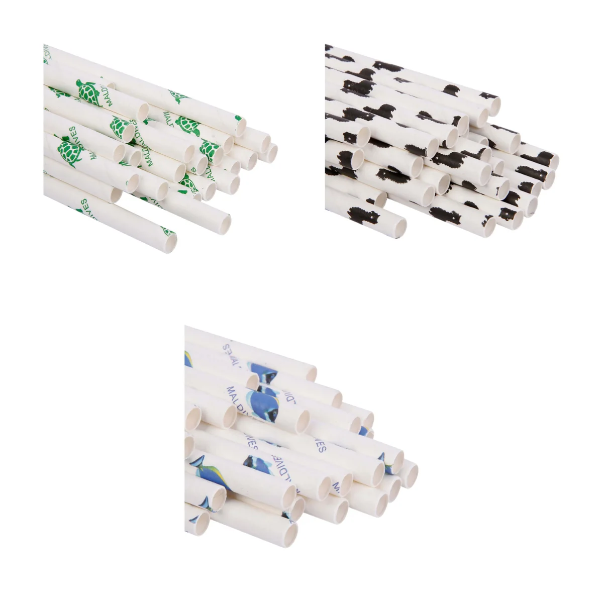 Flexible Colorful Paper Straws