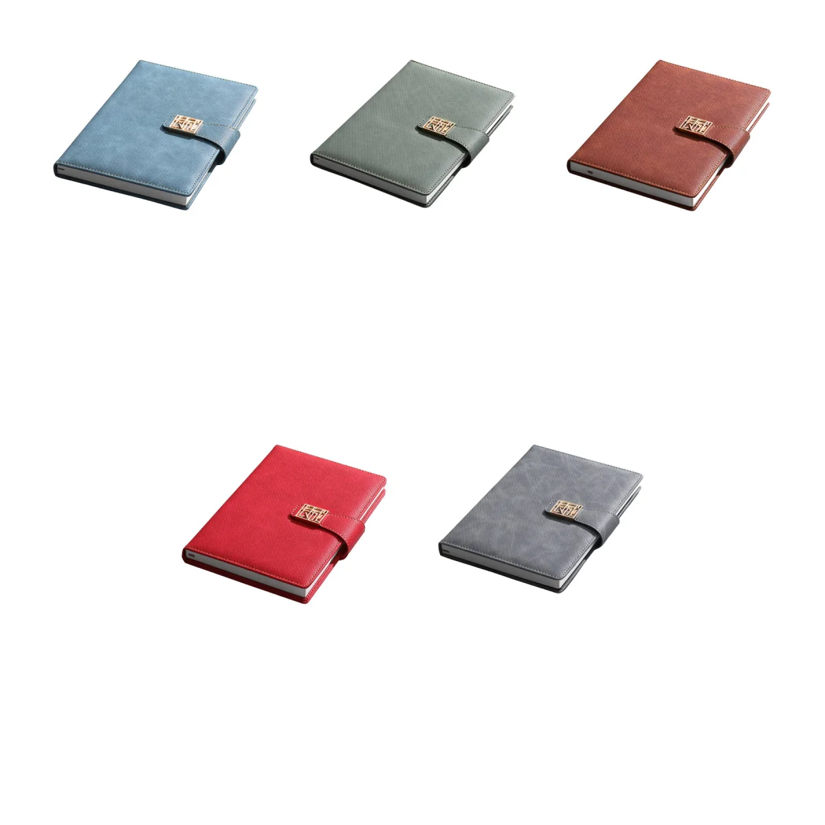A5 200 Pages Stripe Bound Cover Notebook