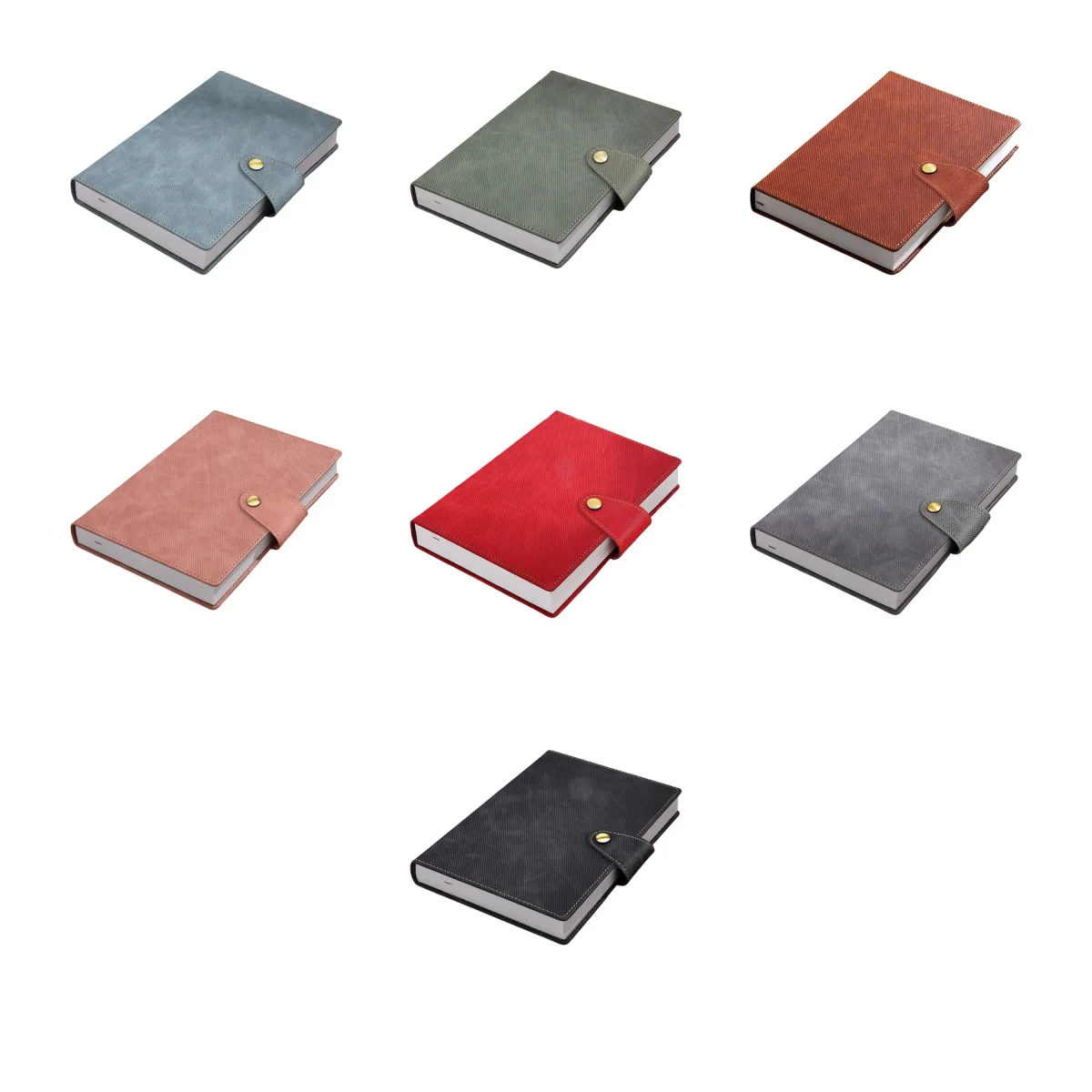 A5 264 Pages Stripe Bound Cover Notebook