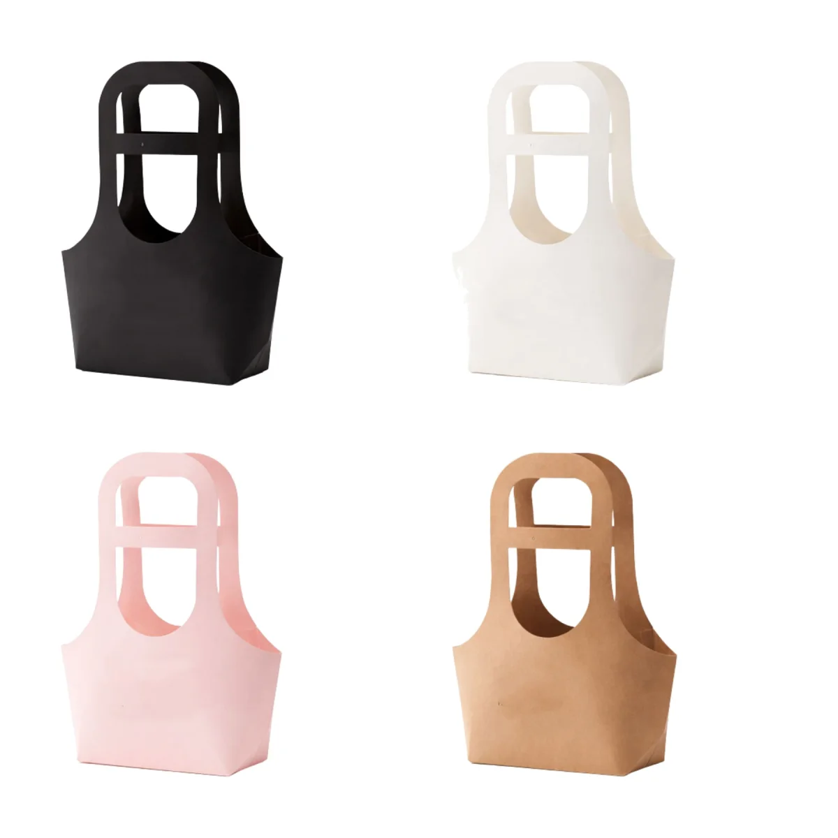 Water-Resistant Handheld Flower Paper Bag