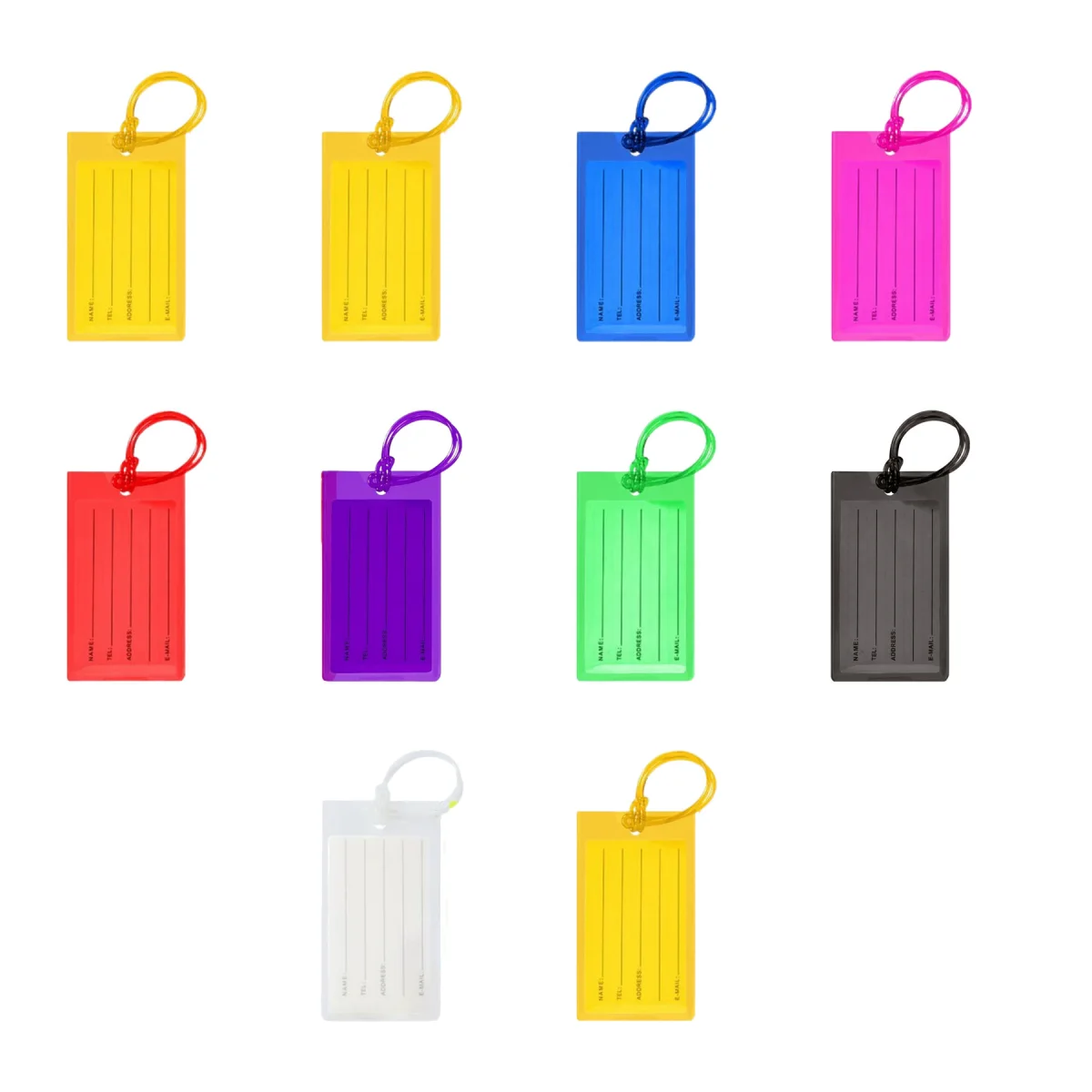 Pvc Luggage Identification Tag