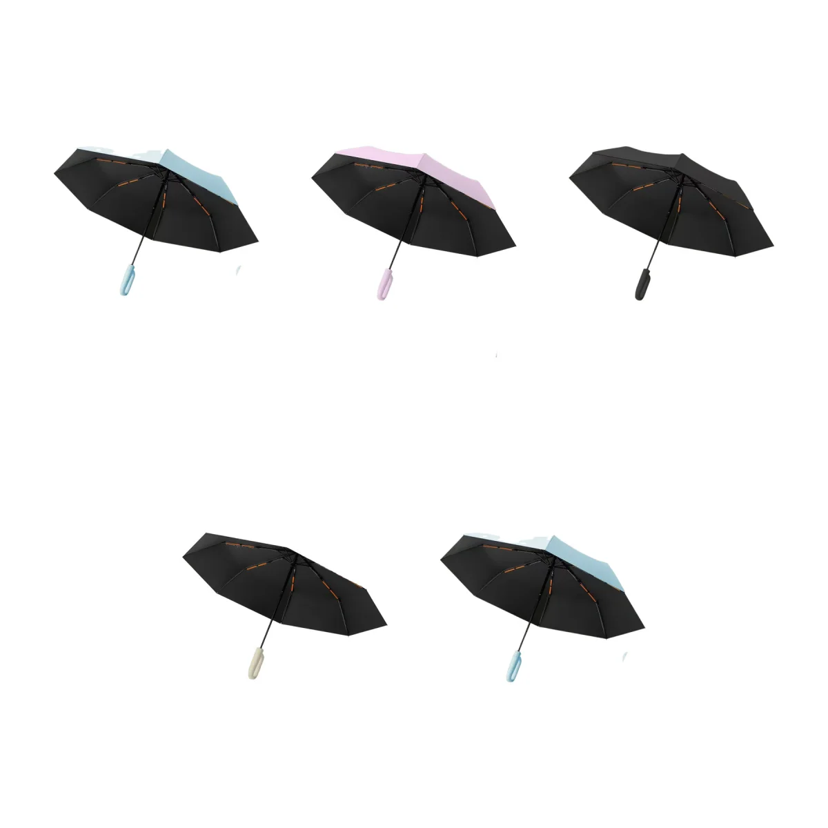 Durable Impact Cloth Compact Folding Sun Umbrella