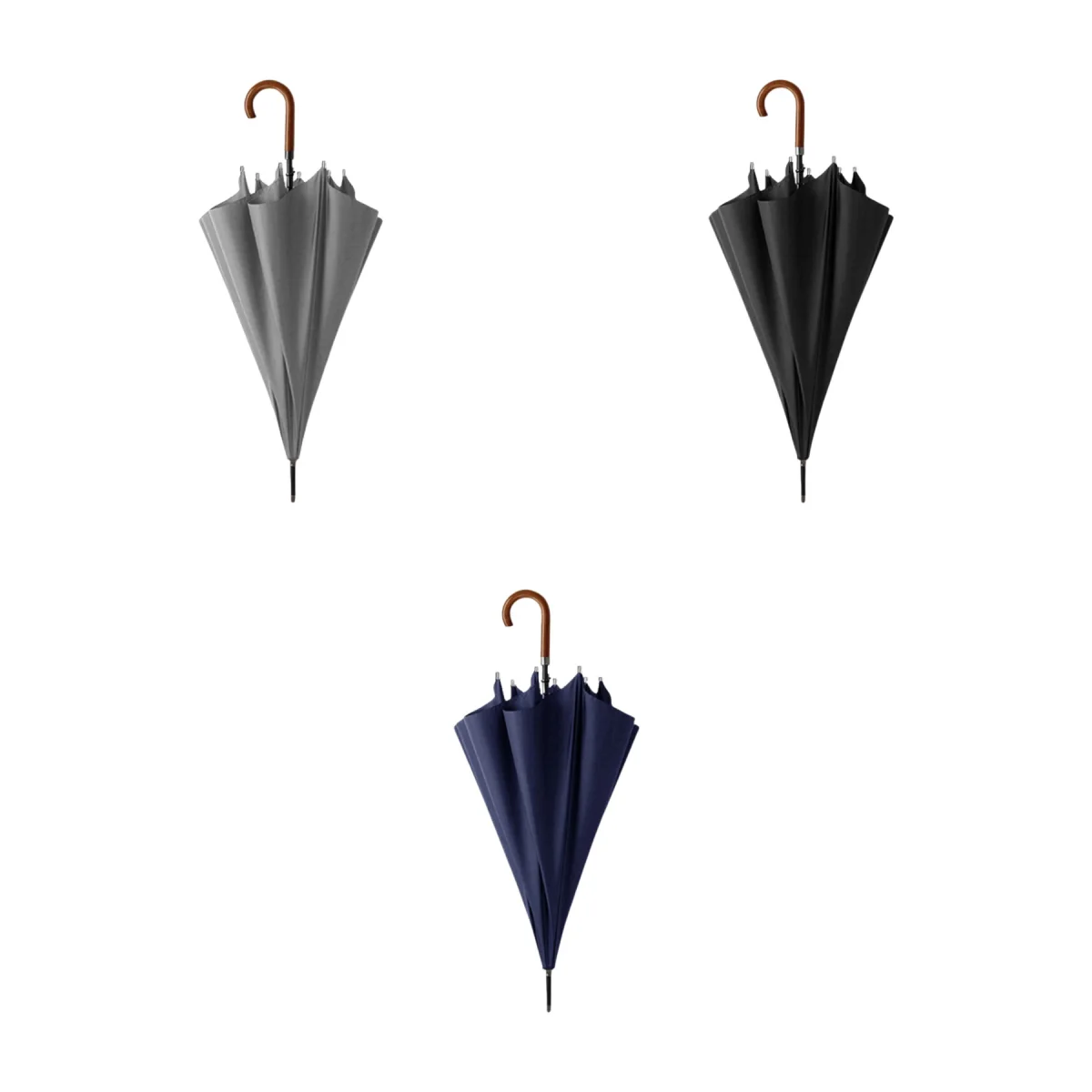 Self-Standing Reinforced Rib Windproof Golf Umbrella