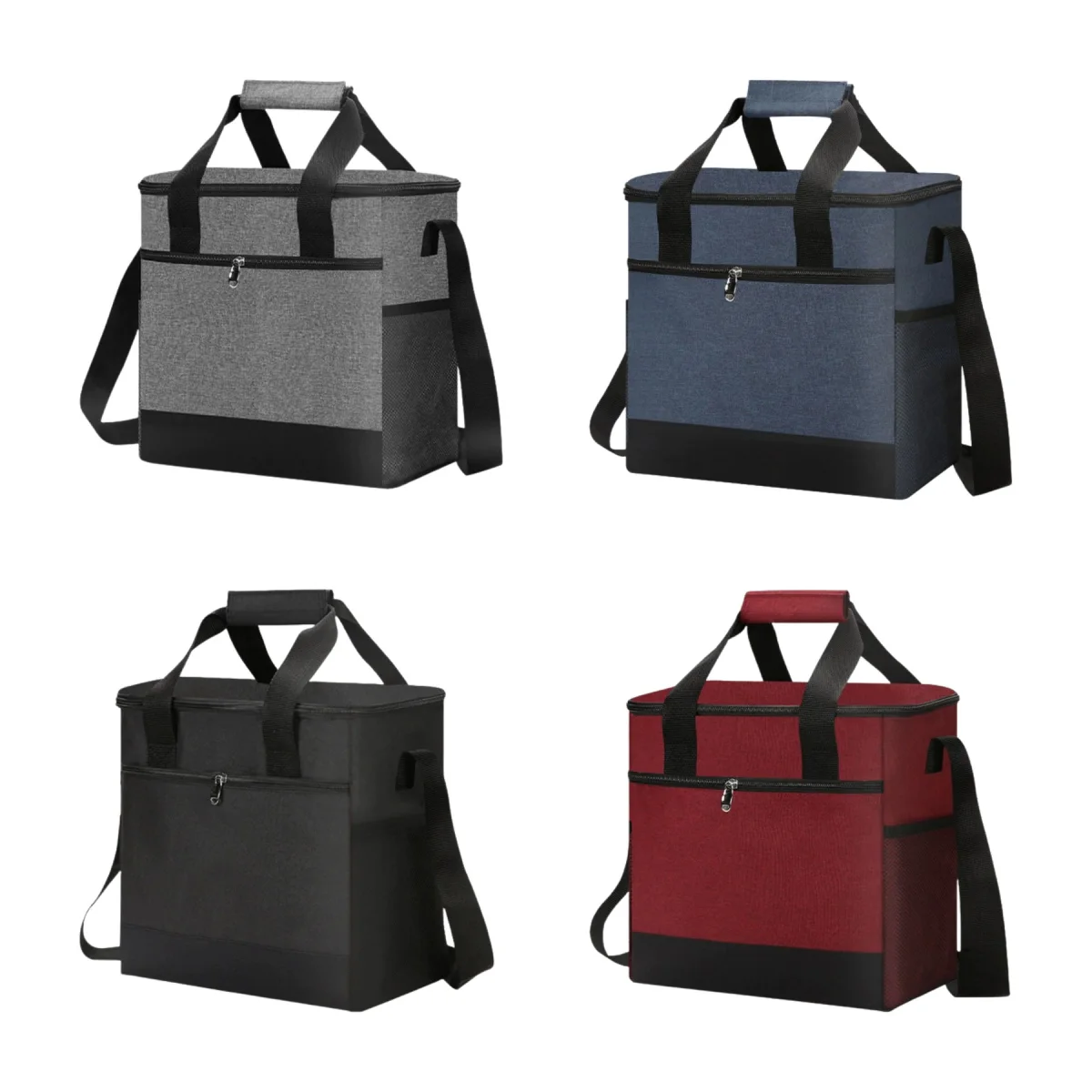 Water-Resistant Oxford Thermal Insulated Food Cooler Bag