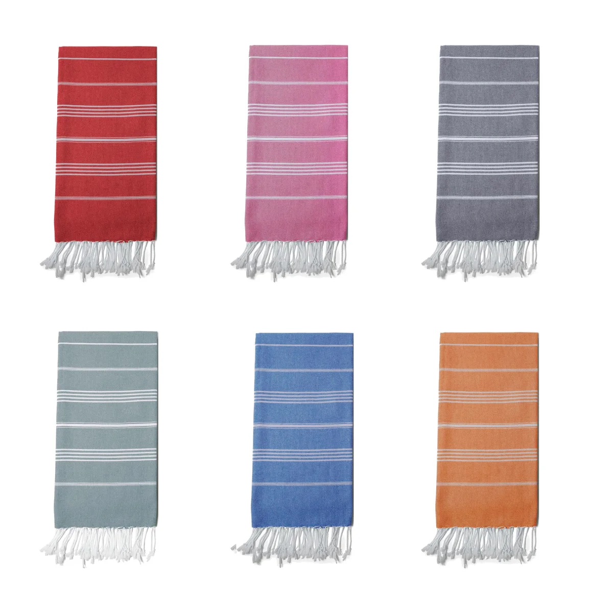 Striped Tassel Cotton Beach Pool Towel Blanket