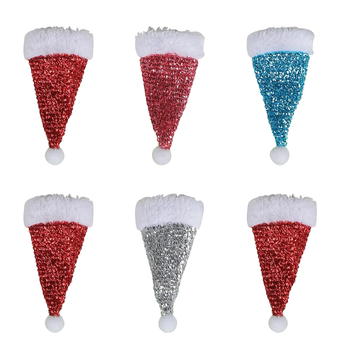 Mini Christmas Santa Hat Utensil Holder Covers