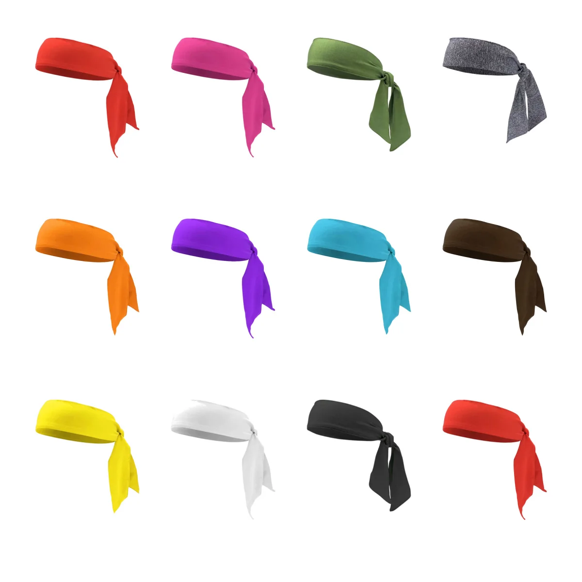 Moisture-Wicking Stretchy Athletic Sweat Headband