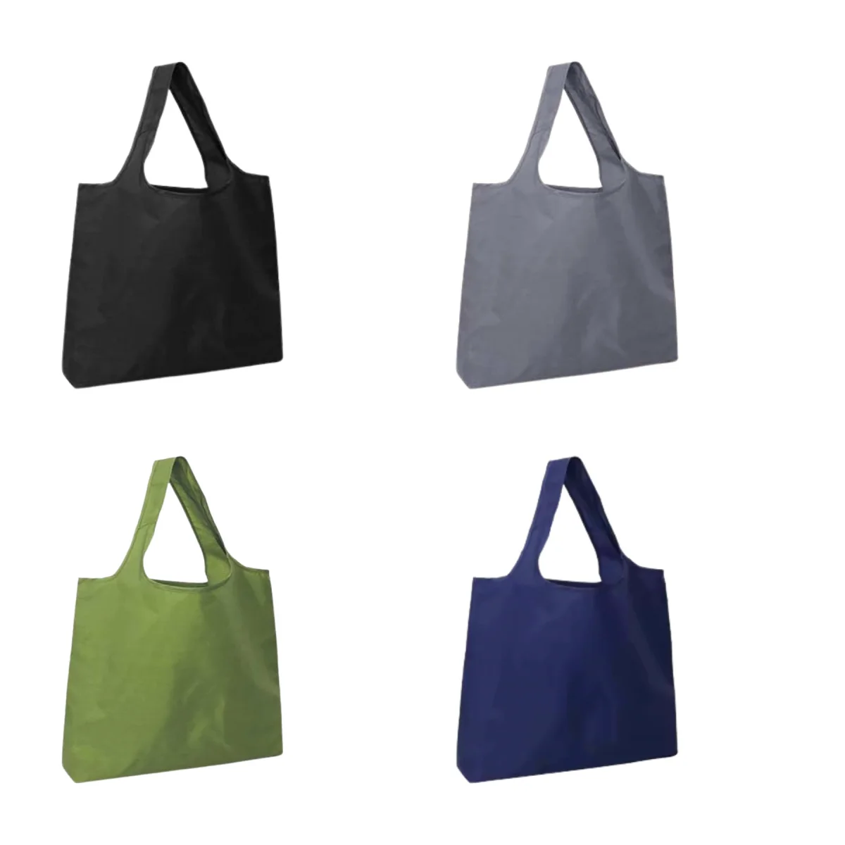 Waterproof Plaid Coated Oxford Shopping Tote Bag