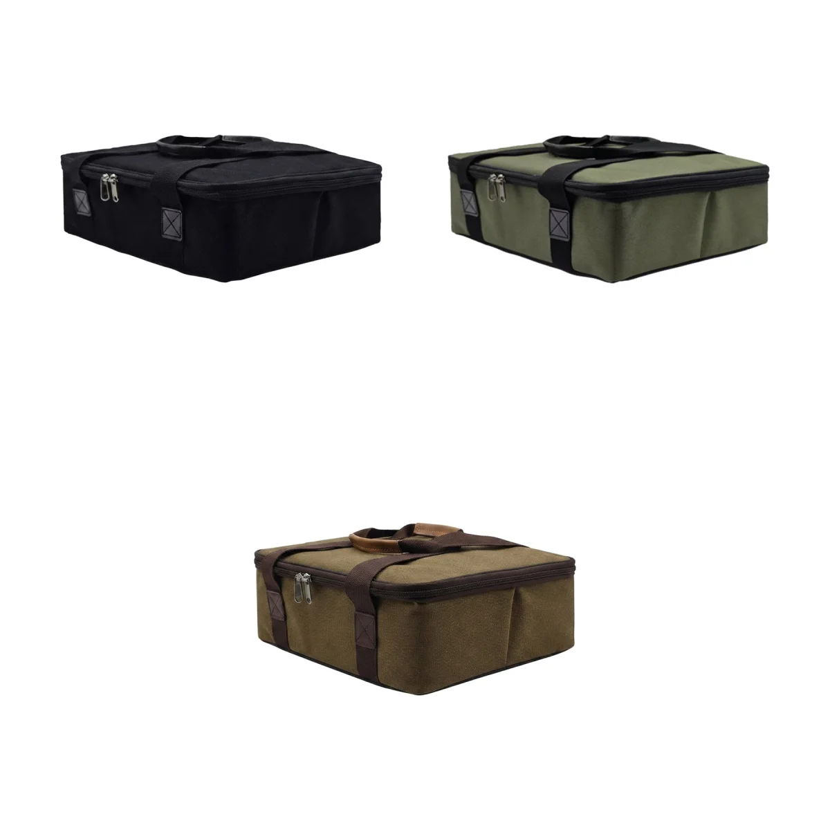 Padded Dual-Zipper Camping Gas Canister Case