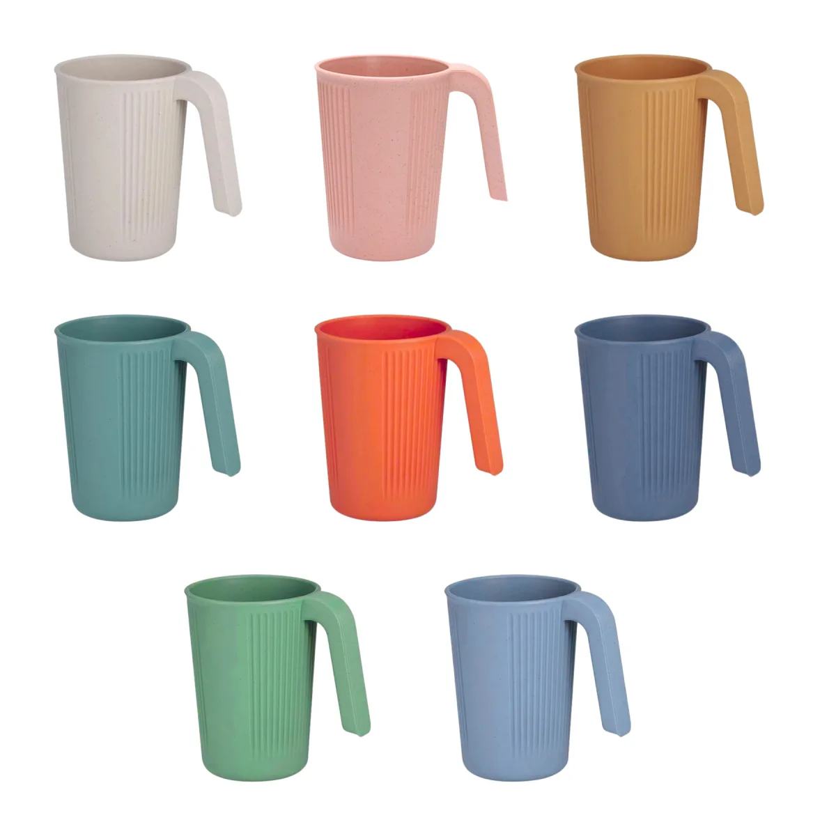 Natural Fiber Wheat Straw Reusable Coffee Mug
