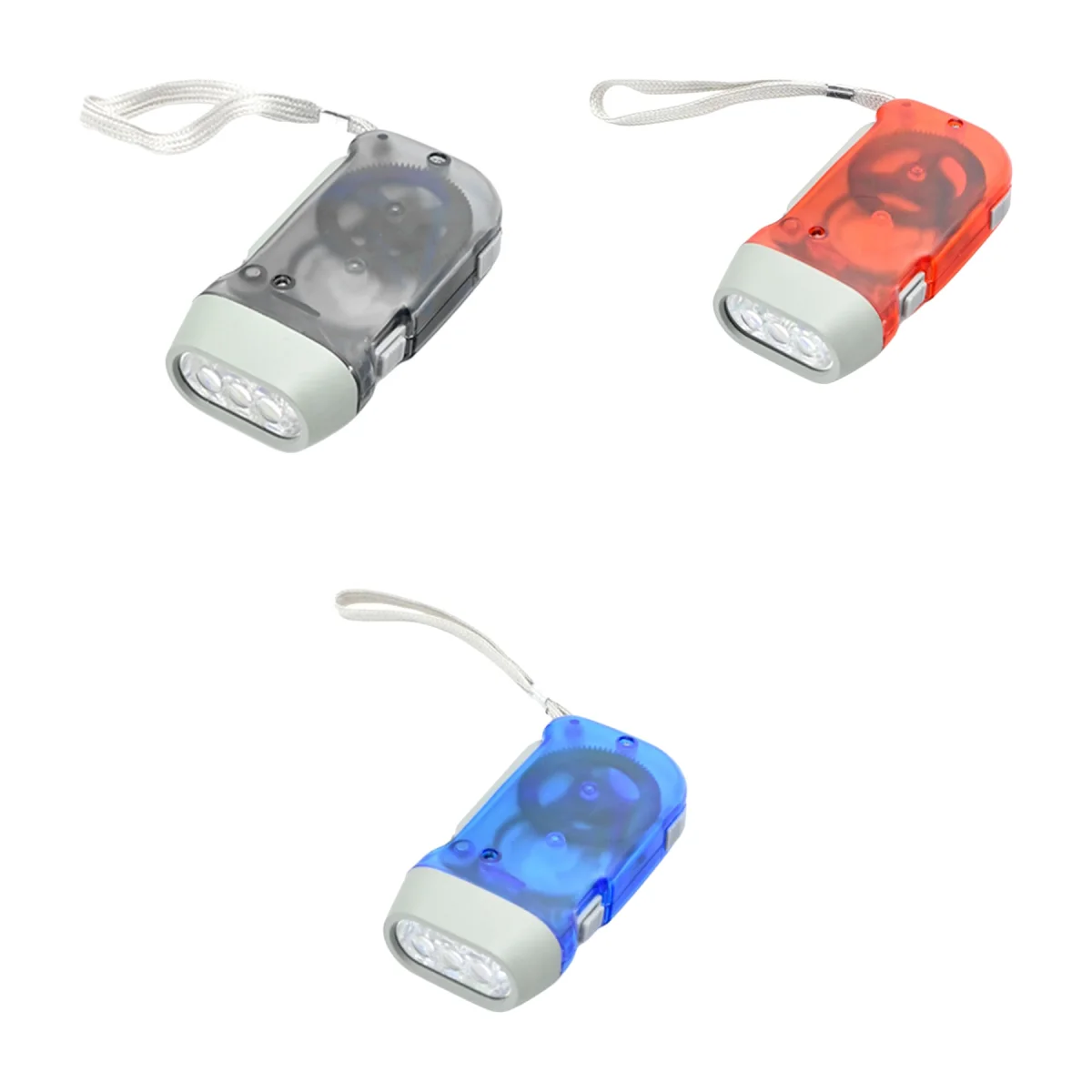 Battery-Free Hand-Crank Emergency LED Lantern Light