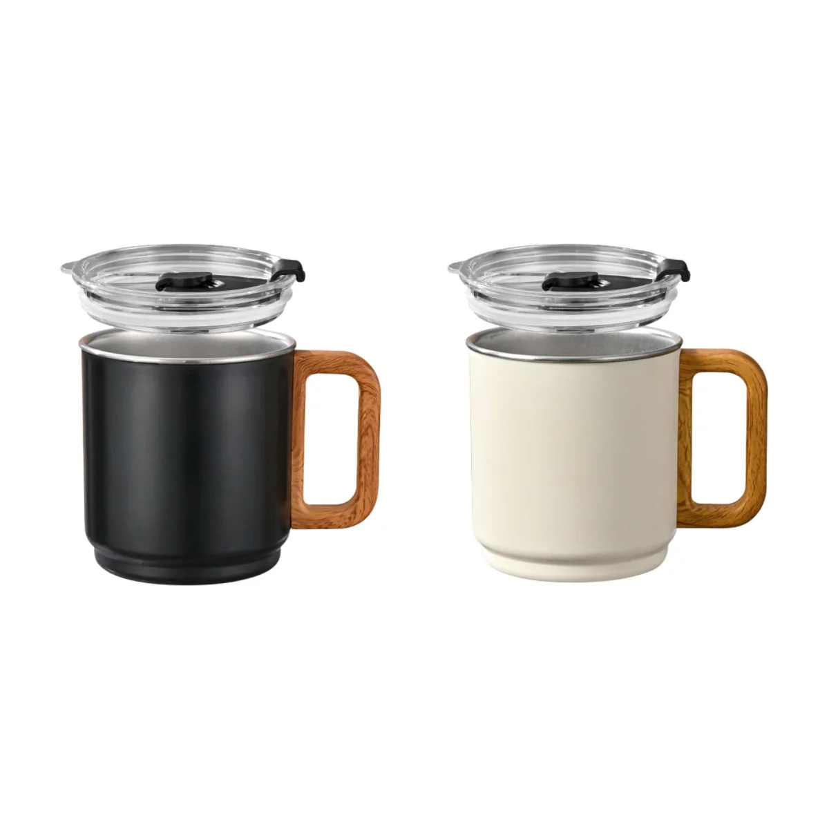 Condensation-Free Cartoon Stainless Double-Wall Coffee Cup