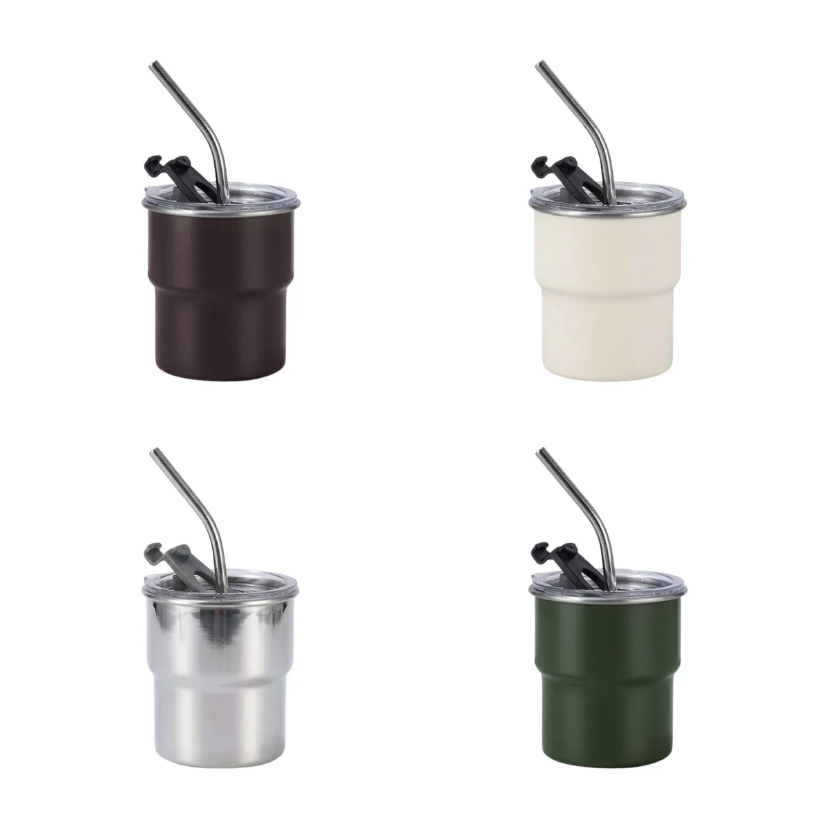 Food-Grade 304 Stainless Steel Camping Mug Cup