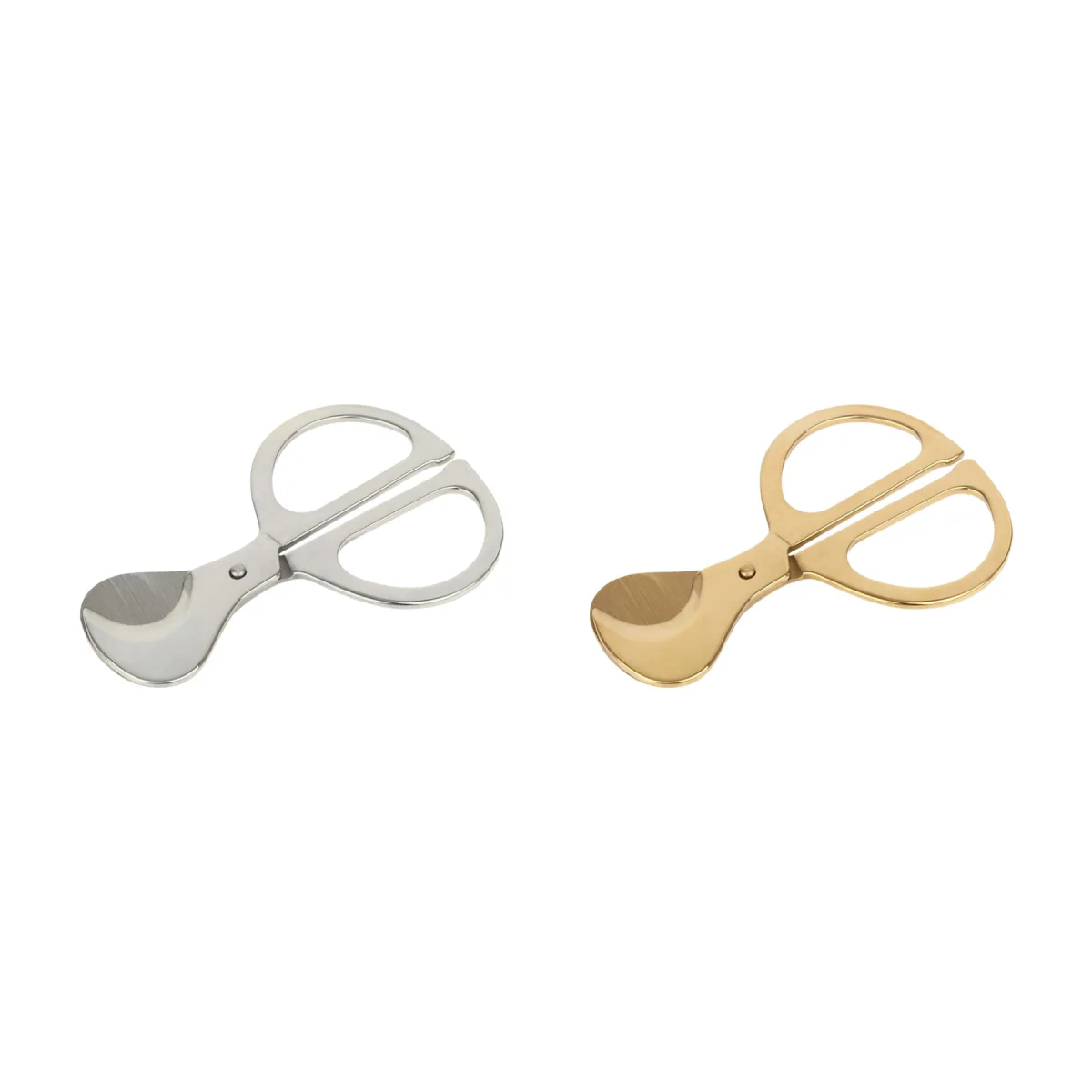 Wrapper-Safe Double-Blade Stainless Cigar Scissors